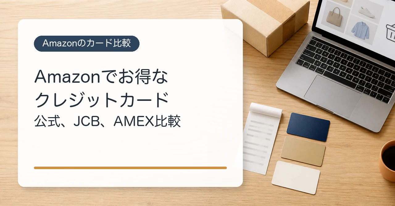 Amazonでお得なクレジットカードの比較