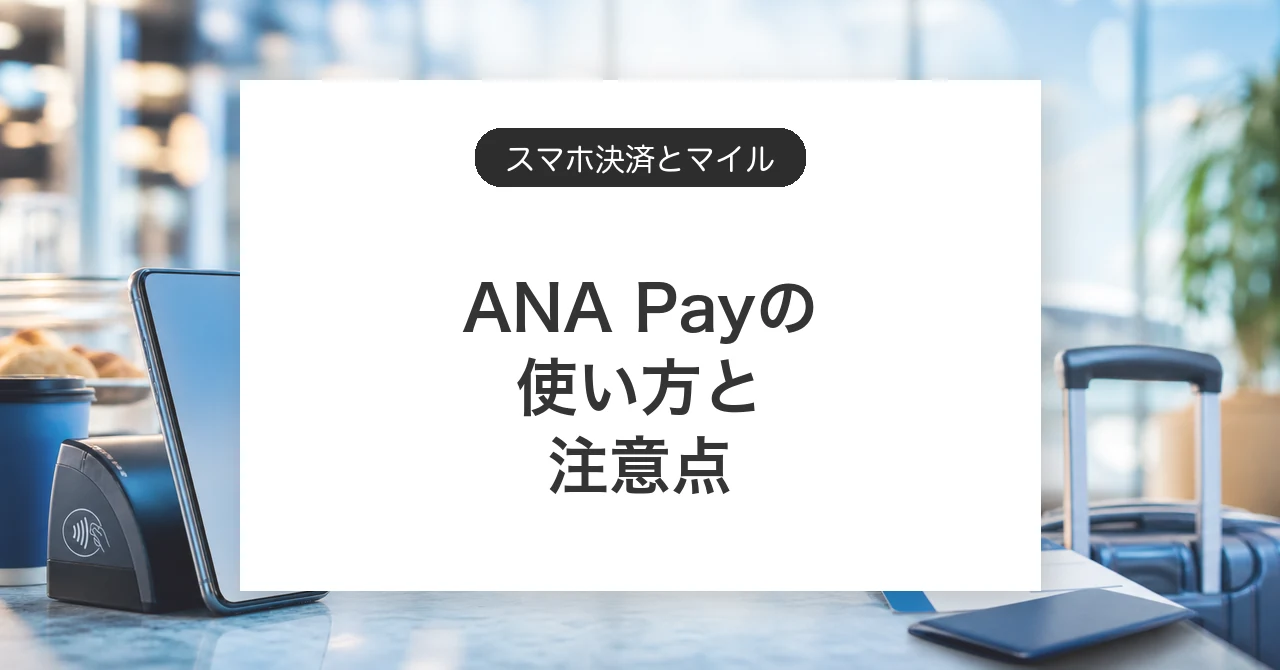 ANA Payの使い方と注意点