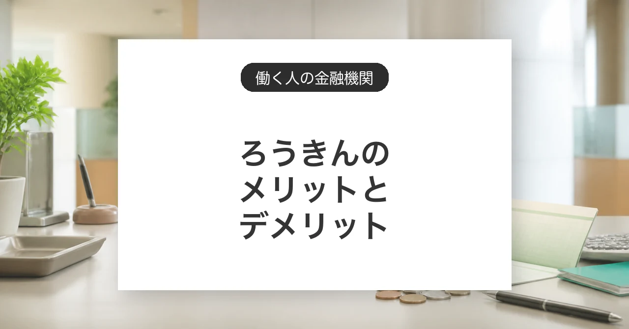 ろうきんのメリットとデメリット