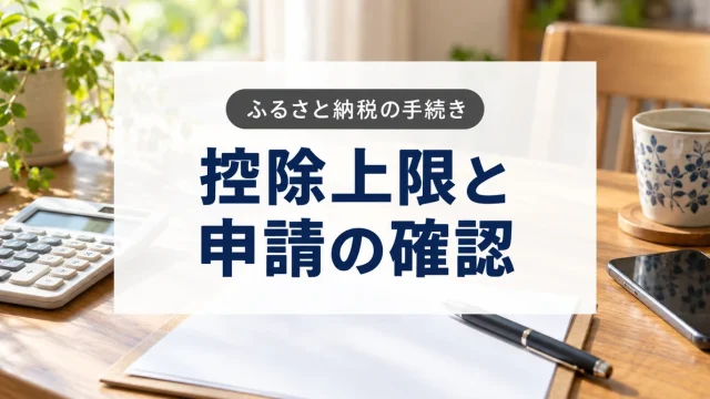 ふるさと納税の控除上限と申請の確認