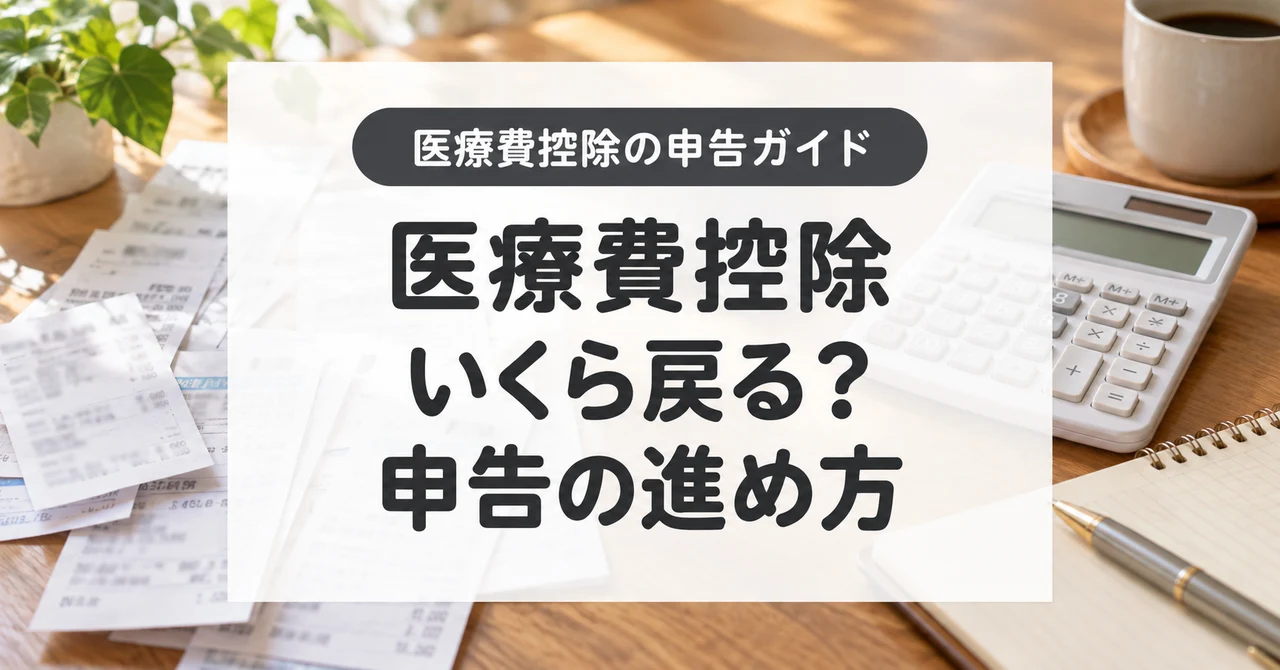 医療費控除はいくら戻る？10万円未満の計算と確定申告のやり方