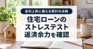 住宅ローンのストレステスト|金利上昇・収入減で家計はいくら赤字になる?