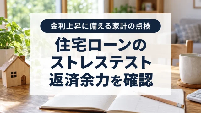 住宅ローンのストレステスト｜金利上昇・収入減で家計はいくら赤字になる？