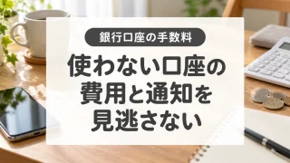 銀行の口座維持・未利用口座・紙通帳の手数料｜通知が来たときの対処法