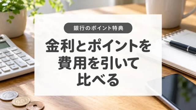 銀行の金利とポイントを比較する方法｜自動化ポイ活で損をしない条件