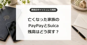 亡くなった家族のPayPay・Suica残高はどうする？相続時の返金と手続き