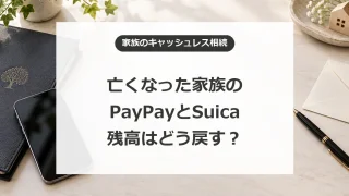 亡くなった家族のPayPay・Suica残高はどうする？相続時の返金と手続き